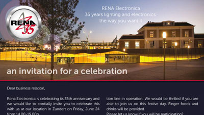 RENA celebrating its 35-year anniversary