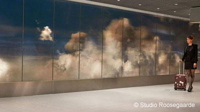 BEYOND: a Wall of Clouds at Schiphol Airport
