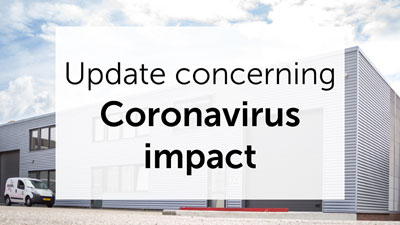Update concerning Coronavirus impact