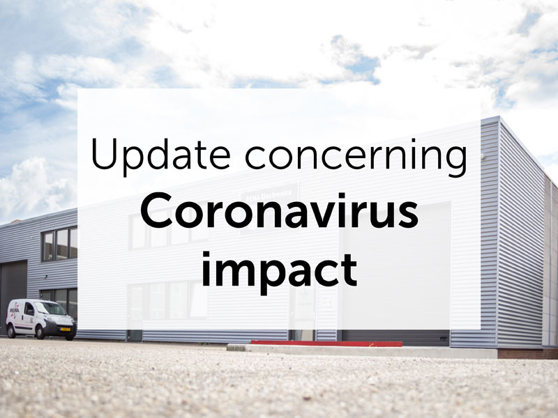 Update concerning Coronavirus impact
